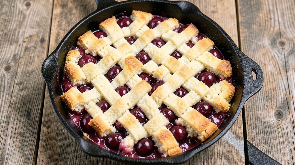 Easy Cherry Cobbler Recipe With Canned Cherries and Cake Mix: No-Bake Dessert in 30 Minutes