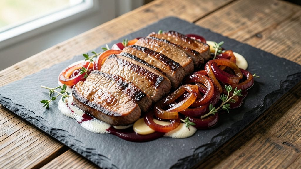 Liver and Onions With Red Wine Recipe: Deep Umami Richness in One Pan